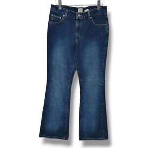 CK Calvin Klein Juniors mid-rise blue denim bootcut jeans  - size 9